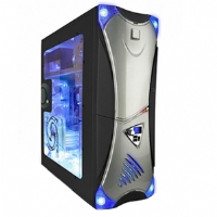 Aspire  X-Navigator Aluminum ATX Mid-Tower Case with Clear Side, Front USB and Firewire Ports, Built-in Fan Controller and 500-Watt Power Supply